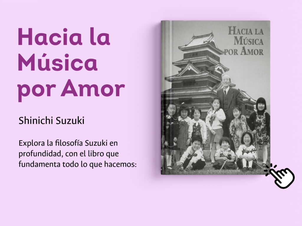 Filosofía Suzuki botón libro