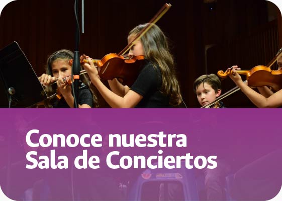 tarjeta sala de conciertos